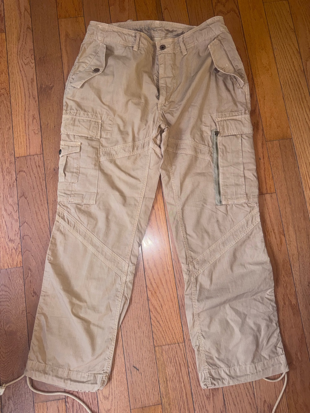 Polo by Ralph Lauren Men's Tan Cargo Pants - Multi‑Pocket Utility